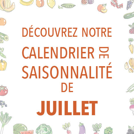 Fruits & légumes : le calendrier de saisonnalité de Juillet 2022, selon Biocoop Fruits & légumes : le calendrier de saisonnalité de Juillet 2022, selon Biocoop