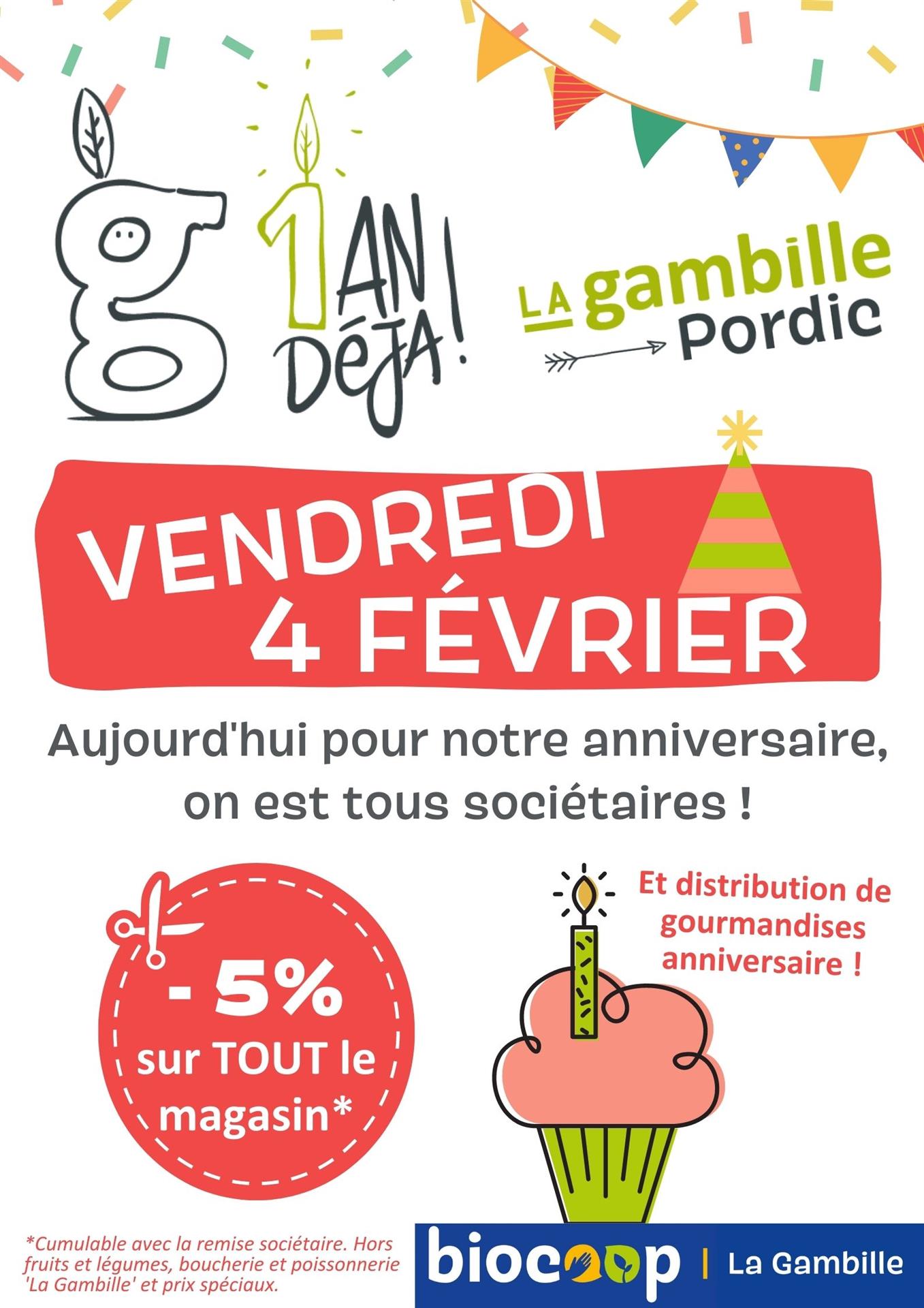 Anniversaire Pordic : le 4 février, on est tous sociétaires !